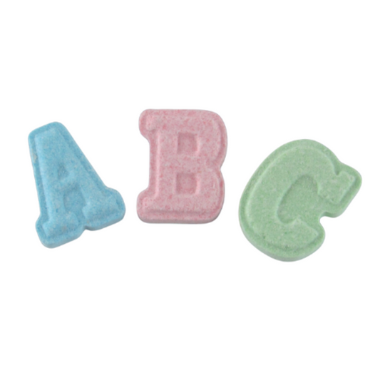 ABC Candy Letters retro sweet