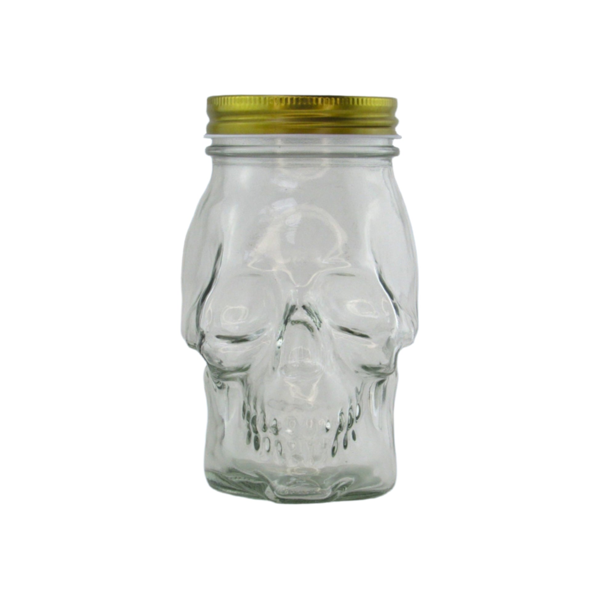 empty skull jar