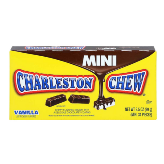 Charleston Chew Vanilla Minis Theatre Box American Candy