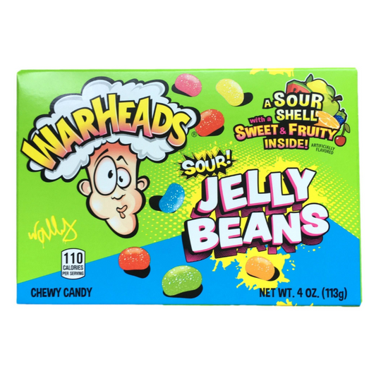 Warheads Sour Jelly Beans Theatre Box American Candy