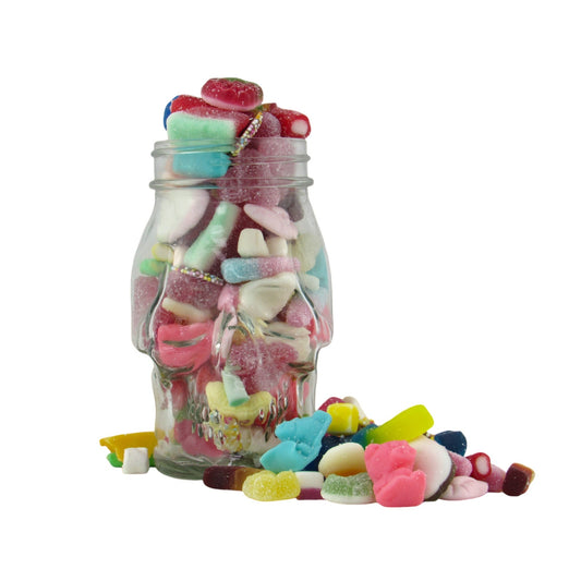 Buld Your Own Skull Jar Sweet Gift Jar